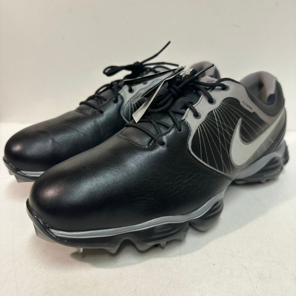 NWT Nike Lunar Control II Golf Shoes Spikes Rory McIlroy NOS Black / Grey 9.5